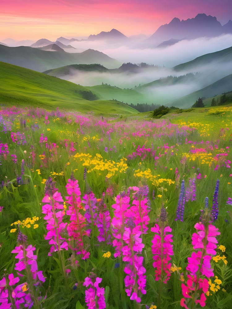 Wildflowers In The Mountains 2