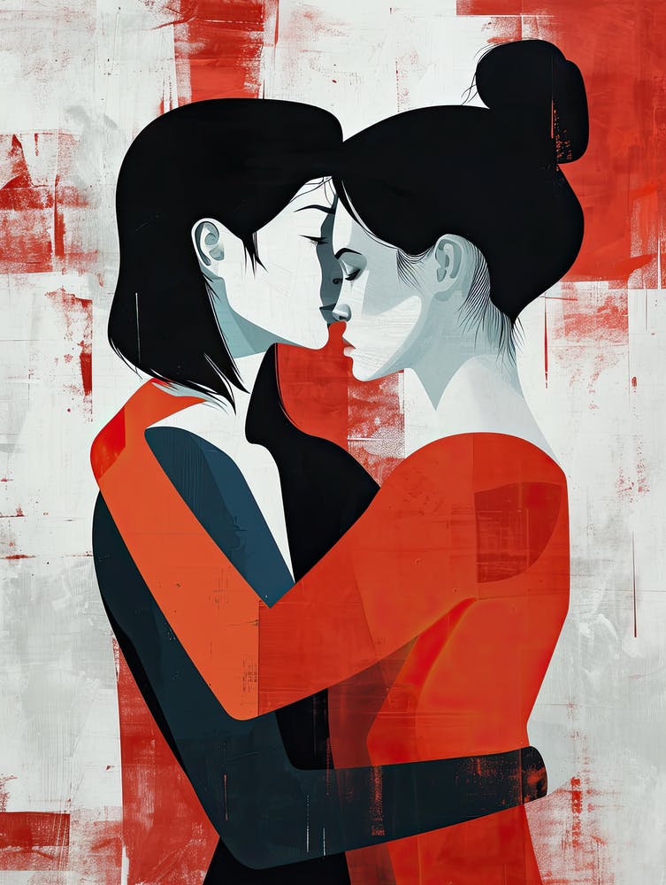 Alexey Hrom Love And Passion Minimalist Art No Frame Ar 34