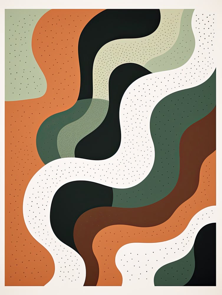 Ethereal Echoes; Risograph Abstract Classics