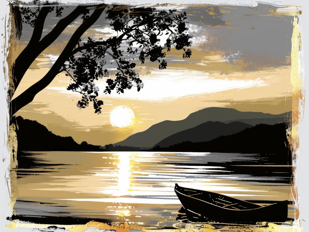 Sunset By The Lake 9