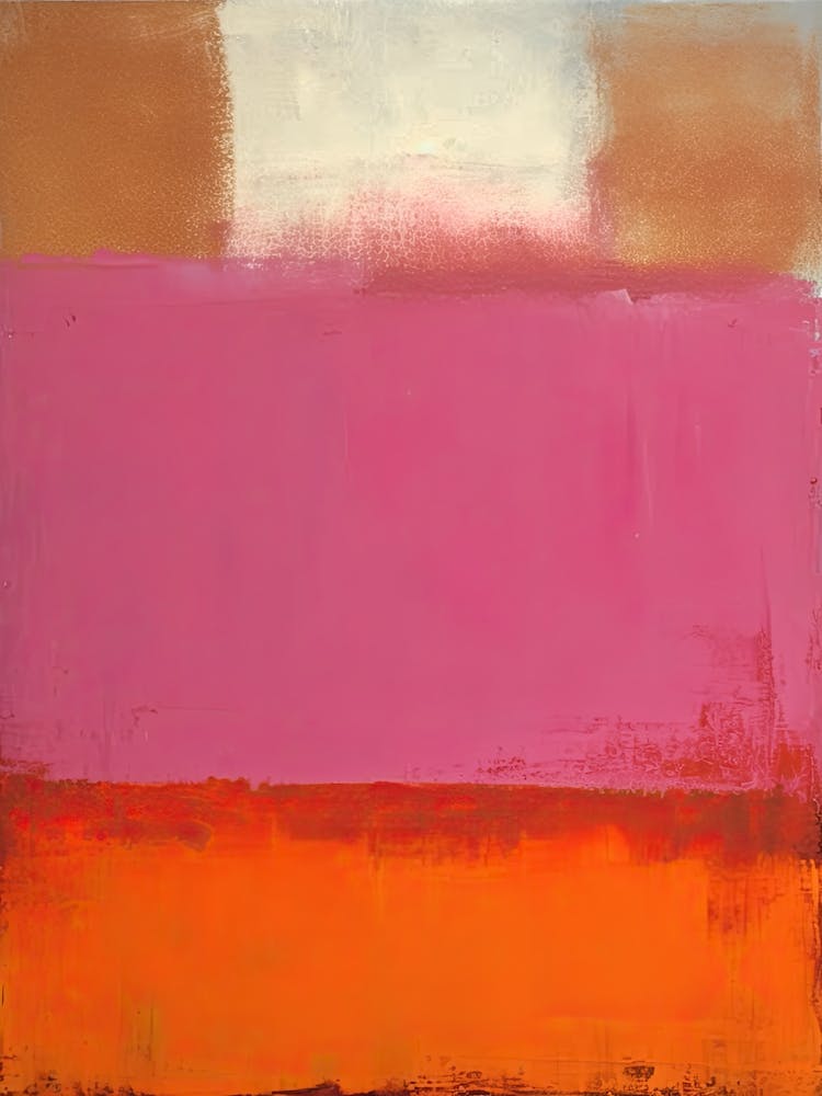 Red Tones Abstract Rothko Quote 3