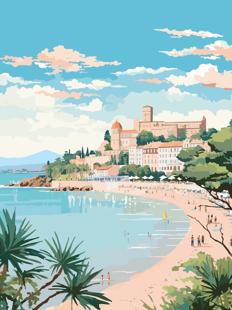 Cannes France 7 Illustration