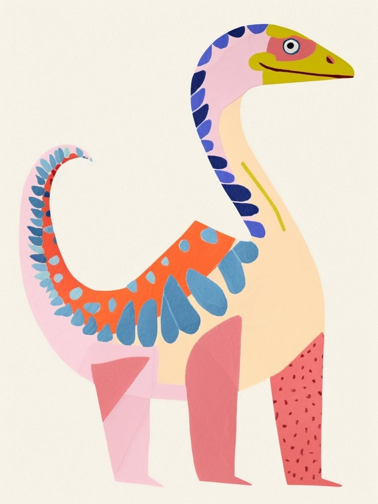 Nursery Dinosaur Art Oviraptor 2