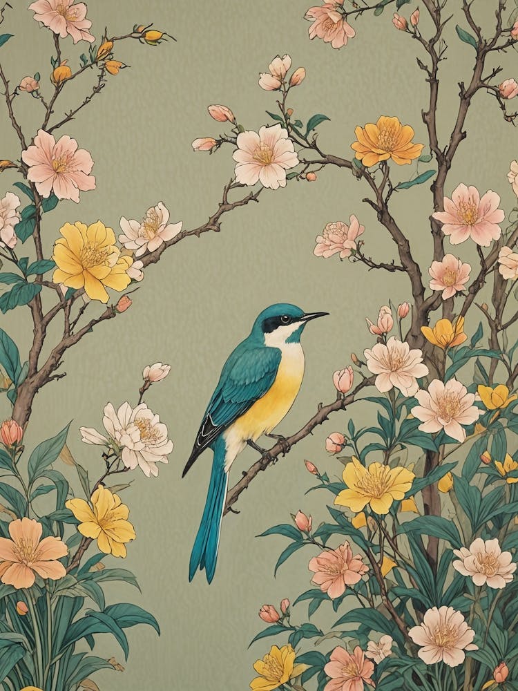 Oriental Bird In The Garden no1