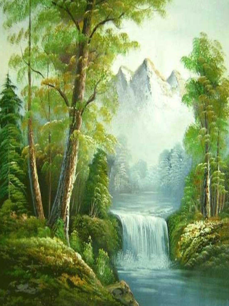 Waterfall Painting