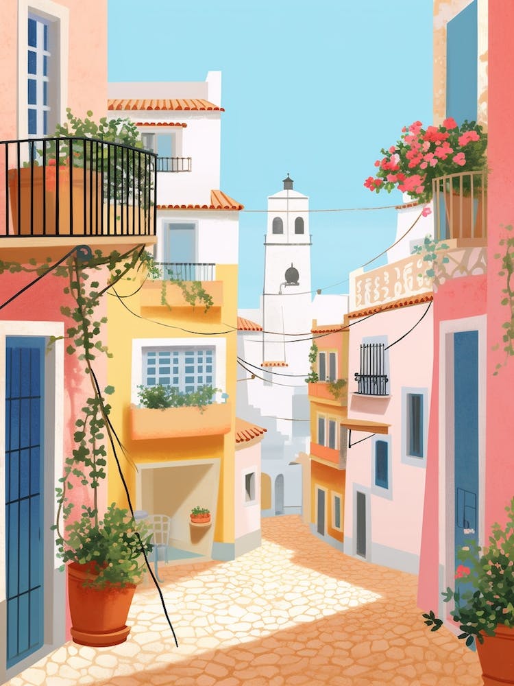 Faro Portugal 2 Illustration