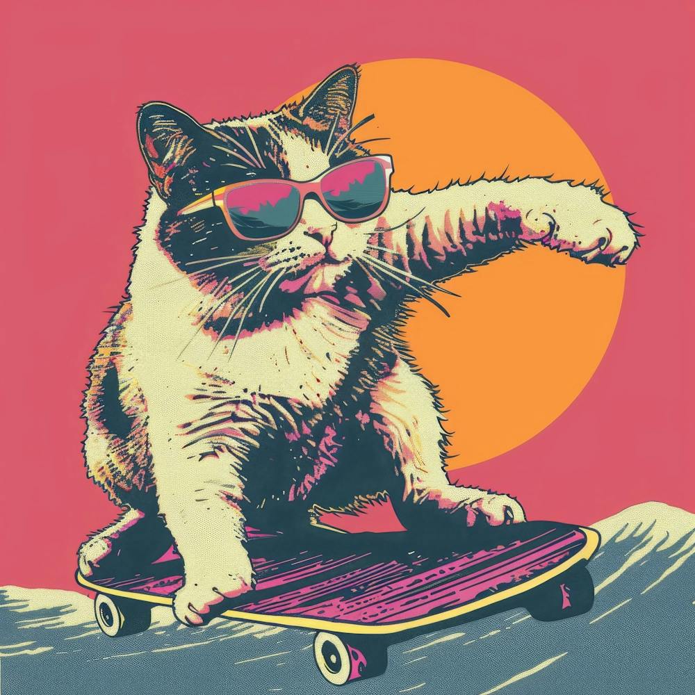 Skateboard Cat 3
