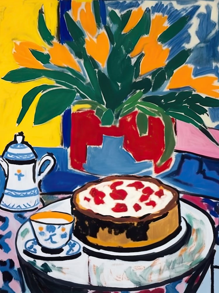 Japanese Cheesecake Painting 4