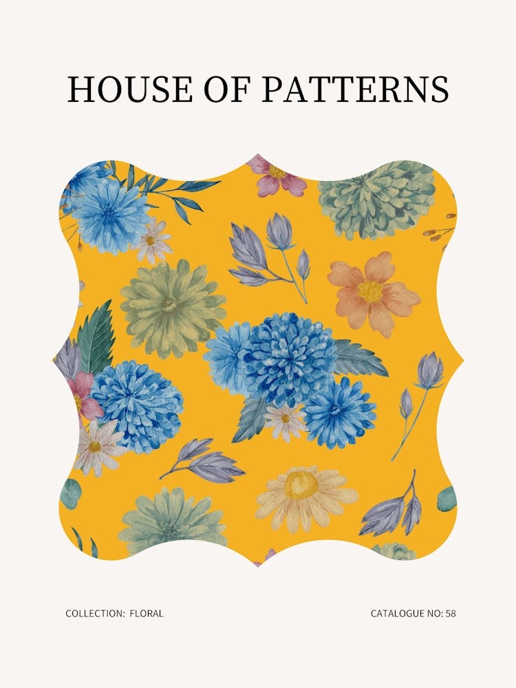 Floral Pattern Poster 58