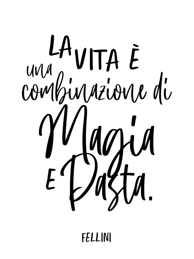 Magia E Pasta Fellini
