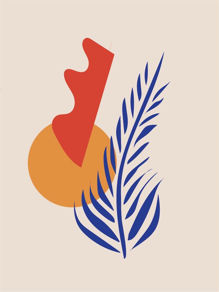 Palm Leaf Geometric