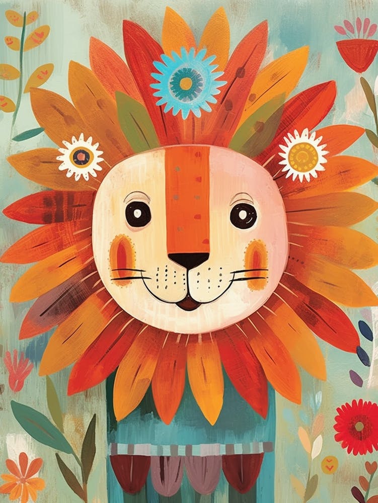Flower Lion Children's