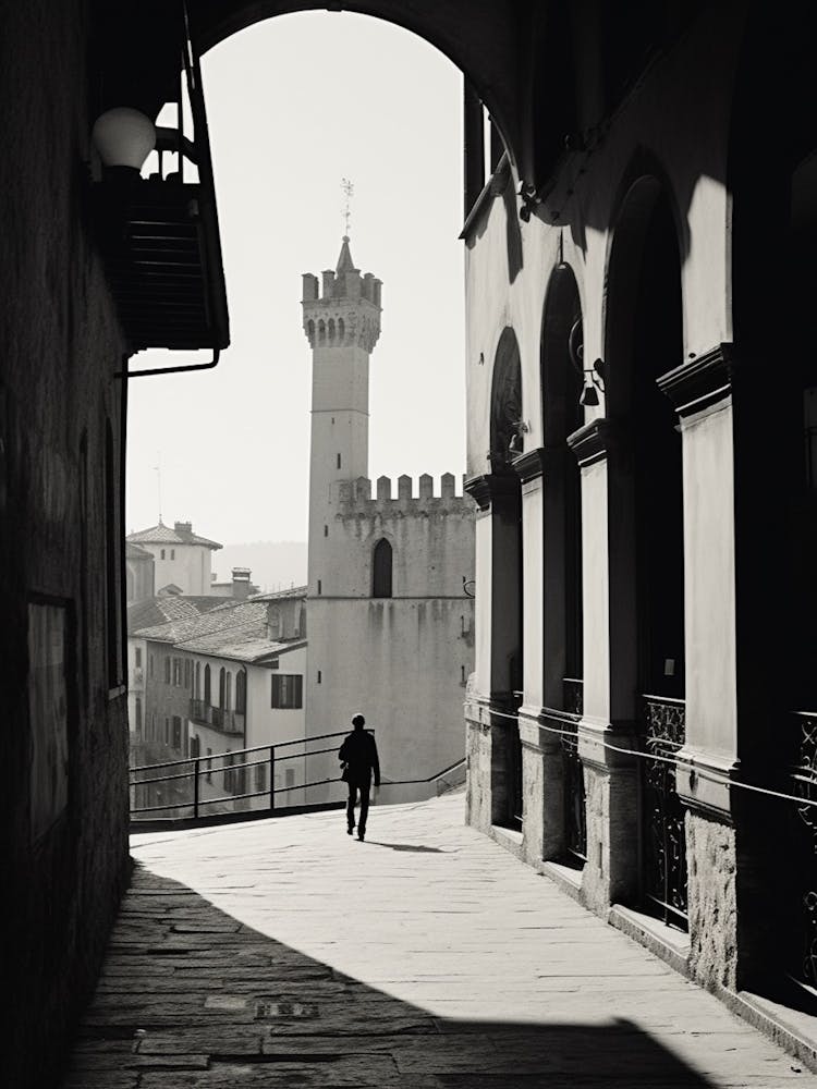 Verona, Italy,  Black And White Analogue Photography  3