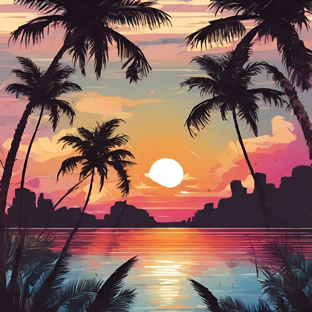 Sunset Painting