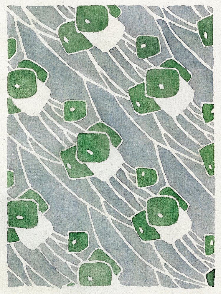 Green Geometric (1915), Hannah Borger Overbeck
