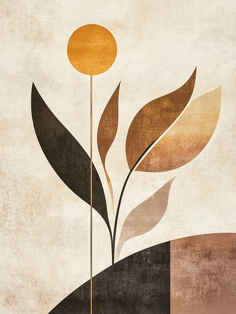 Abstract Flower Canvas Print 4