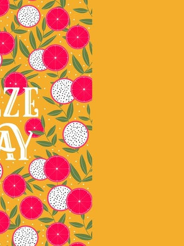 Squeeze The Day Orange