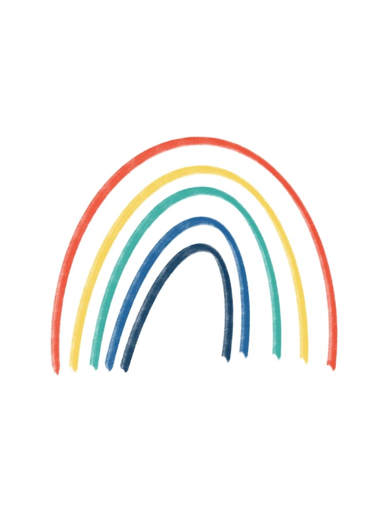 Roter Regenbogen Einfach