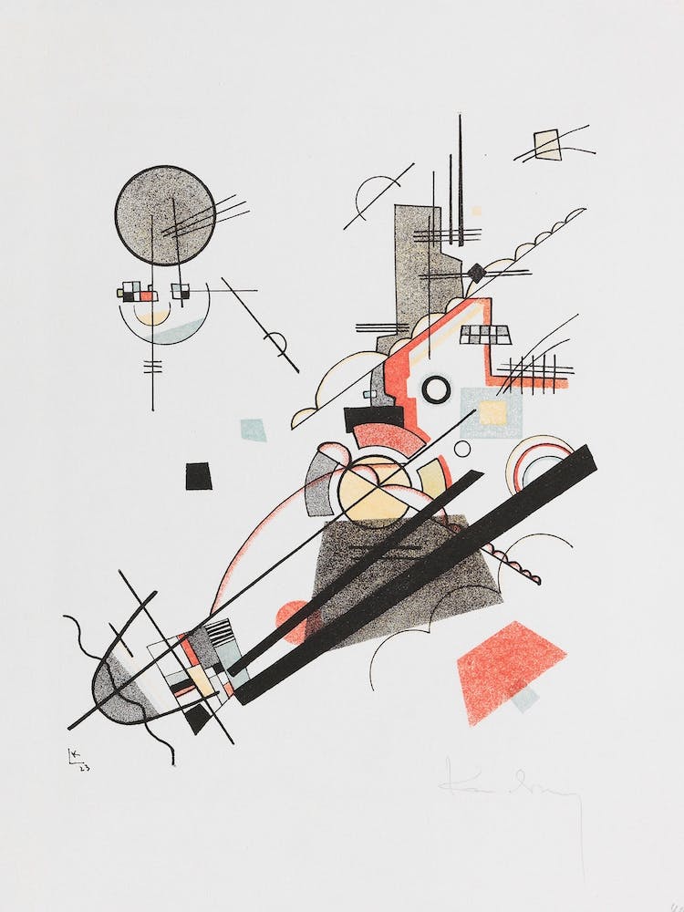 Fröhlicher Aufstieg, Wassily Kandinsky