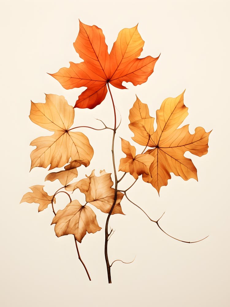 Autumn Leaves Art Painting 4