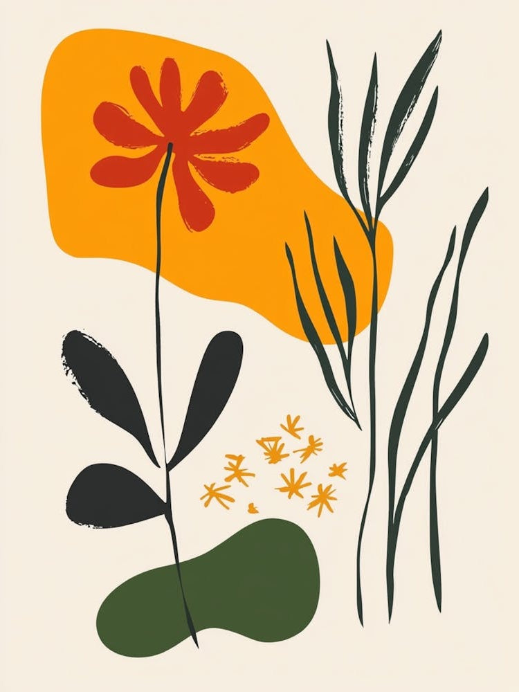 Abstract Floral Painting 41