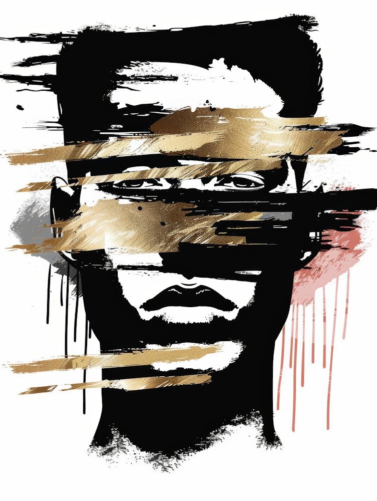 Man With The Gold Face