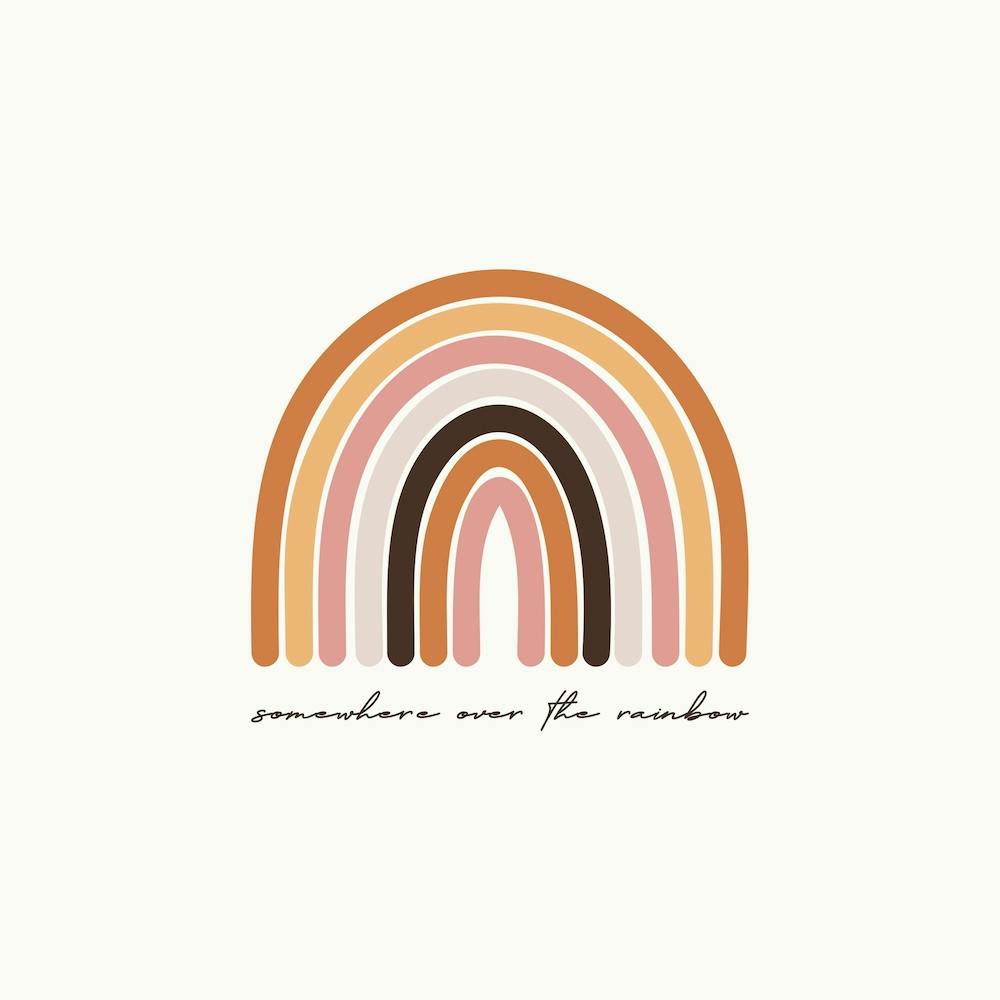 Regenbogen Quadrat