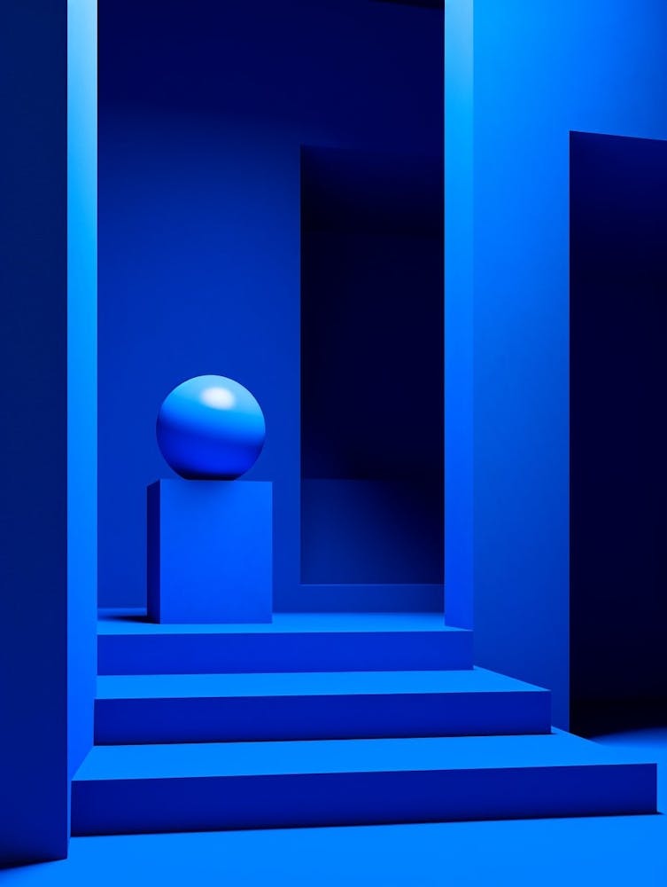 Minimalist Geometry Abstract Illustration 1