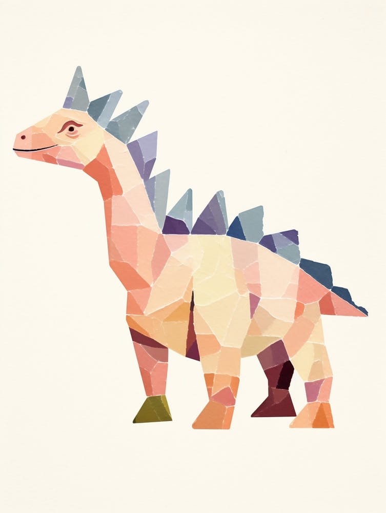 Nursery Dinosaur Art Pachycephalosaurus 3