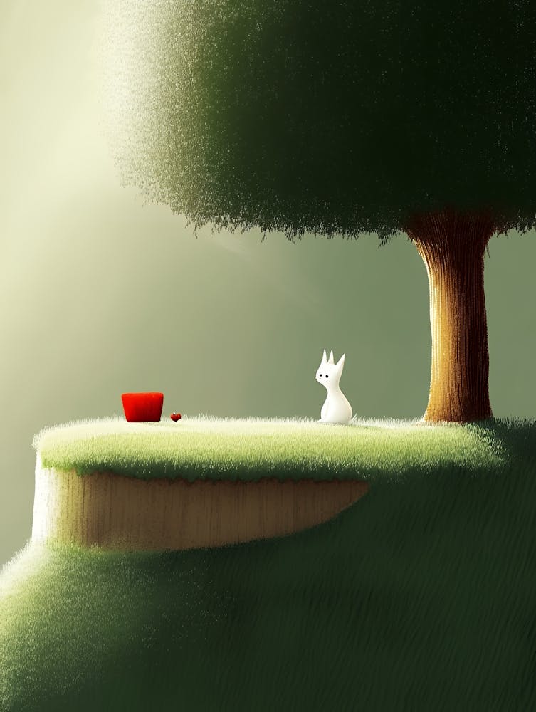 Petite Fille Et Un Arbre