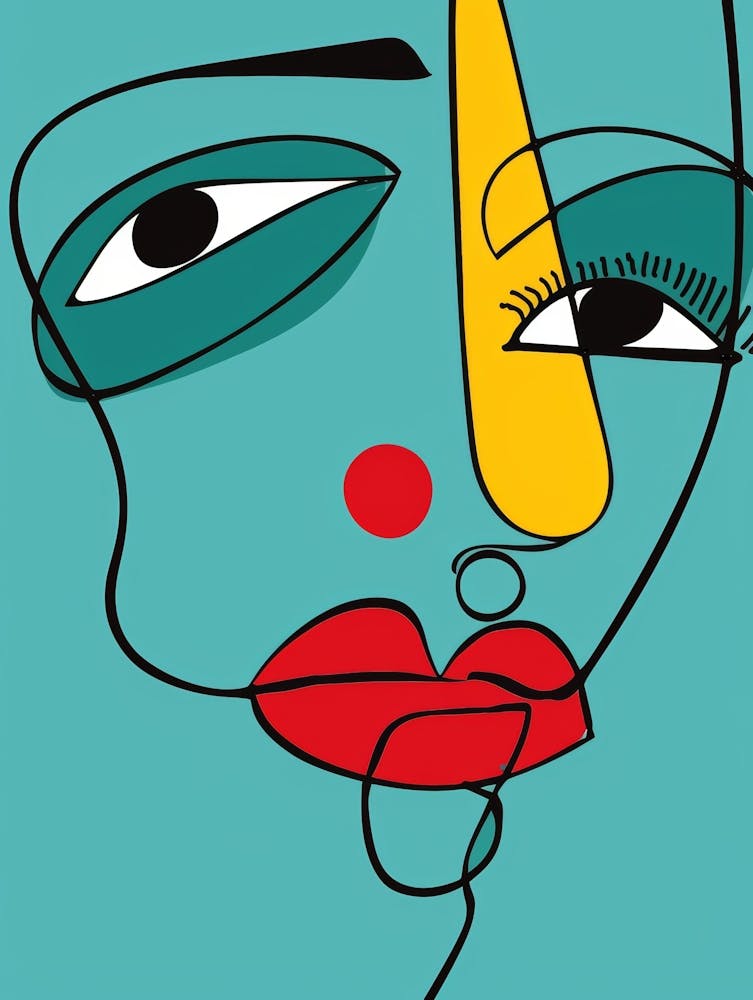 Abstract Portrait Of A Woman 99