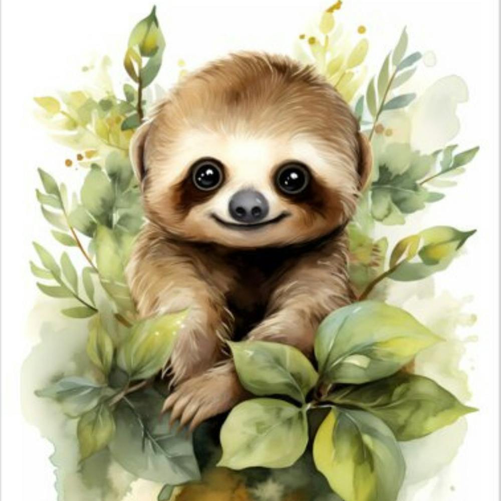 Sloth Painting