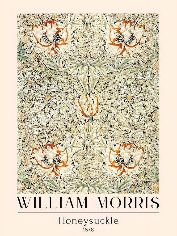 William Morris - Geißblatt 1