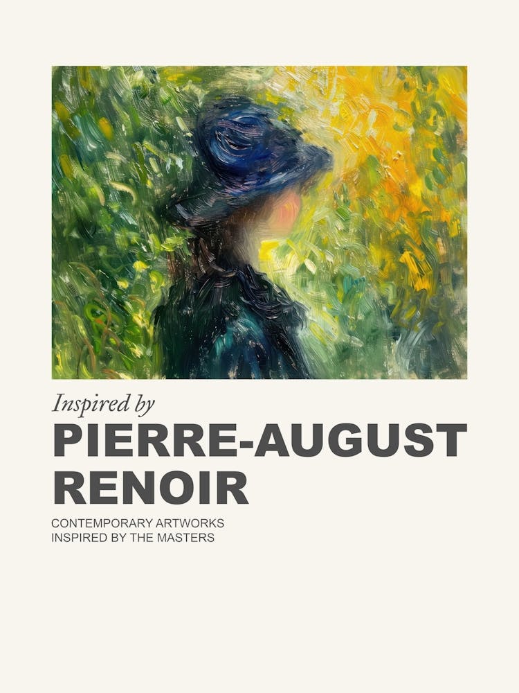 Museum Poster Inspired By Pierre August Renoir 1