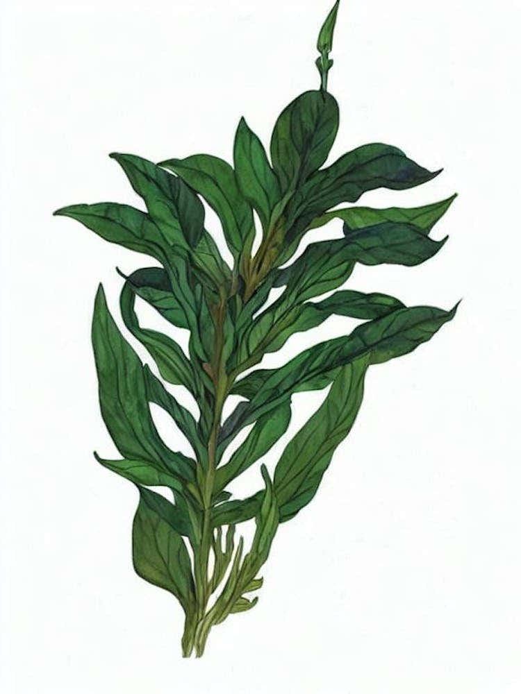 Iresine (Iresine Herbstii) Watercolor