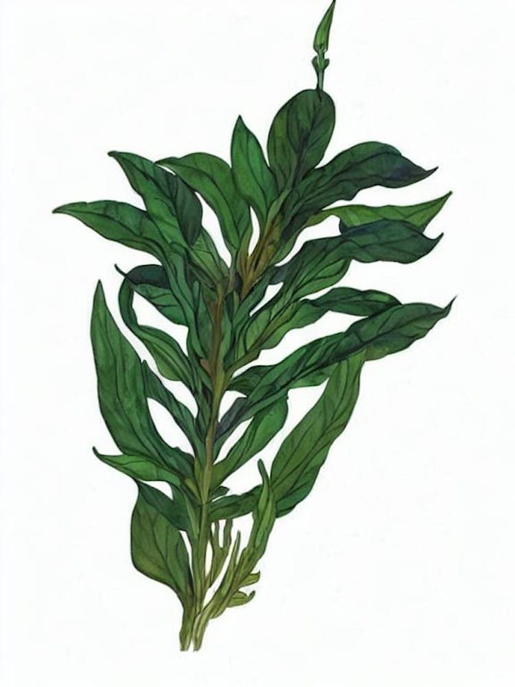 Iresine (Iresine Herbstii) Watercolor