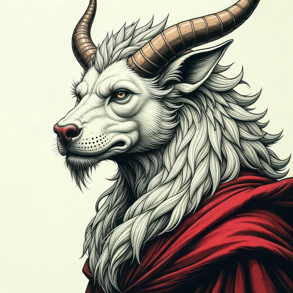 Horned Goat 1