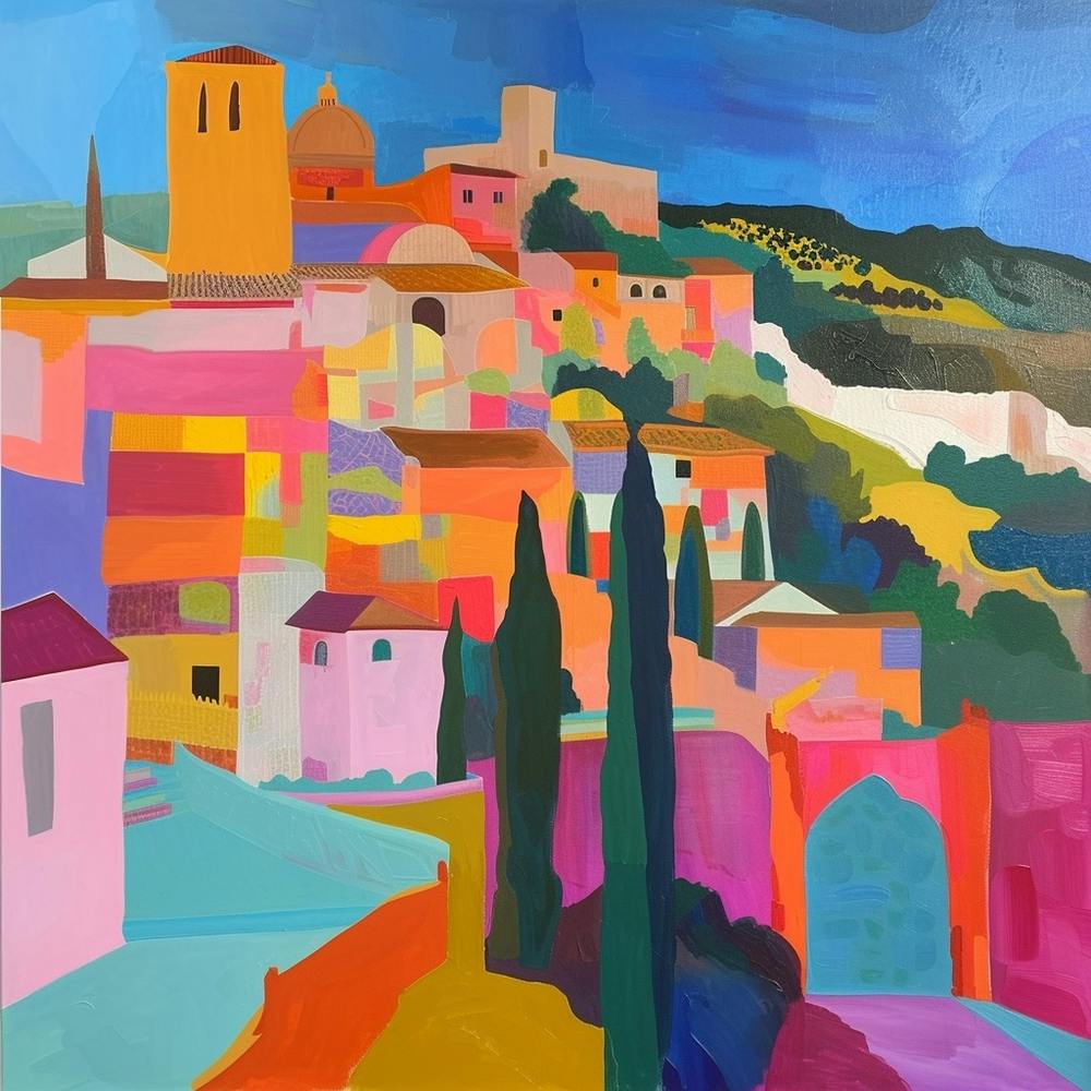 Abstract Travel Collection Granada Spain 4