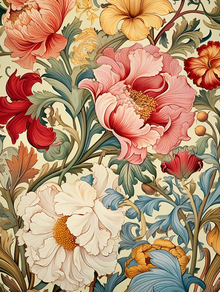 Victorian Floral Wallpaper 7