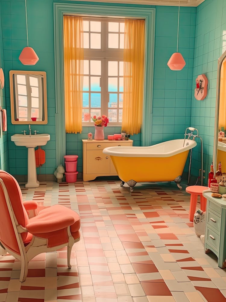 Barbie Retro Home Dining Room Kitsch 1