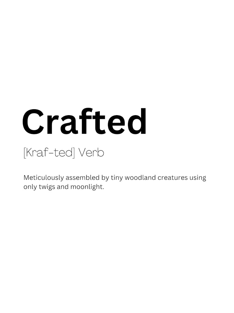 Crafted Definition Meaning