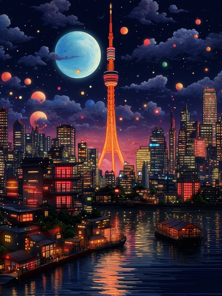 Tokyo Pixel Art 3