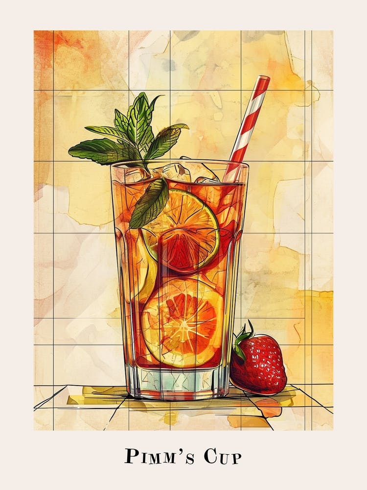 Pimm S Cup Tile Poster 6