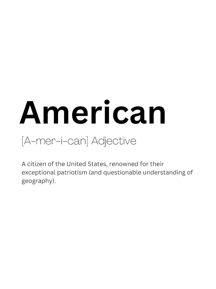 American Definition Meaning