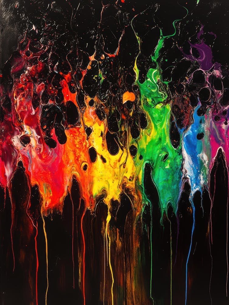 Rainbow Splashes
