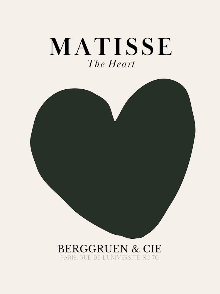 Henri Matisse The Green Heart Print