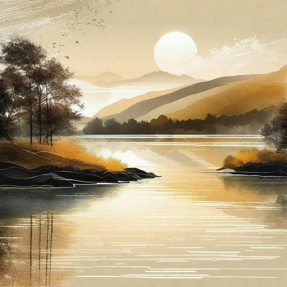 Sunset By The Lake 44