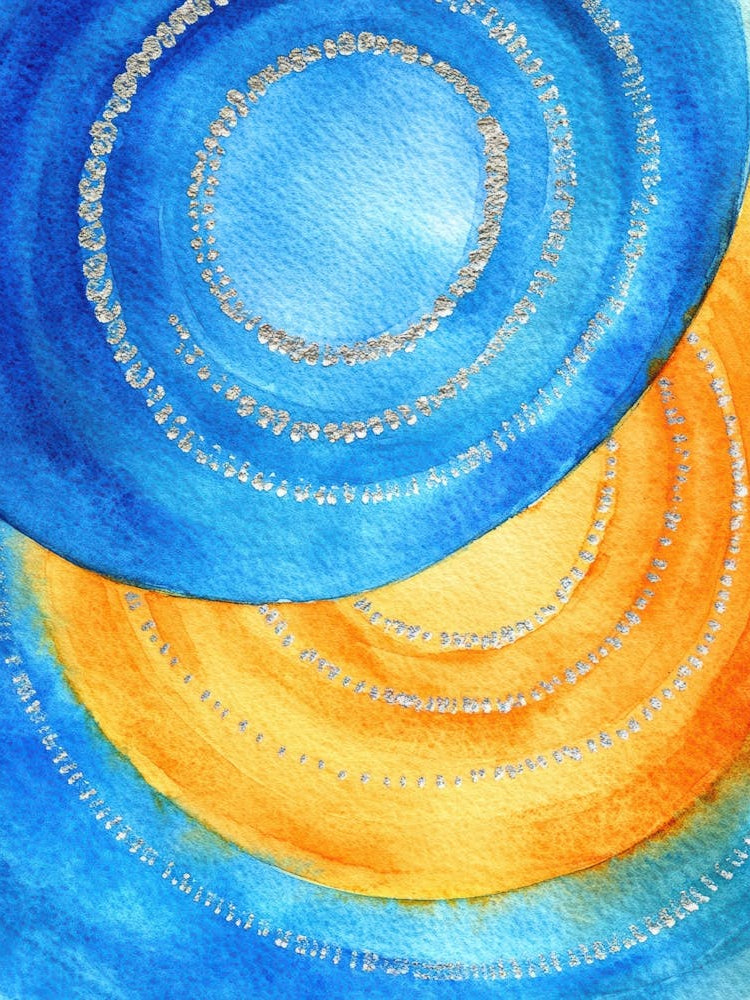 Abstract Watercolor Painting 100