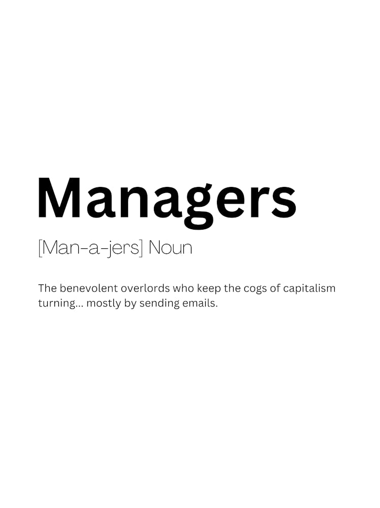 Managers Definition Meaning