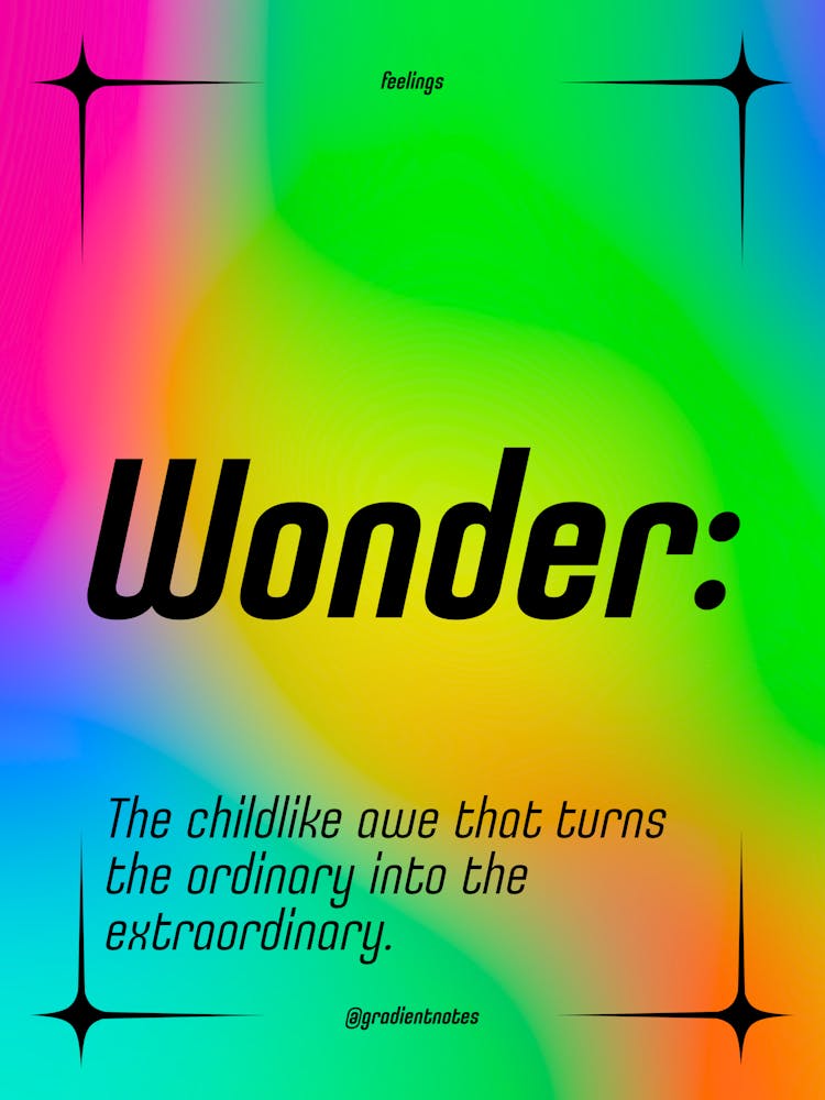 Wonder - Quotes - Positive - GradientNotes